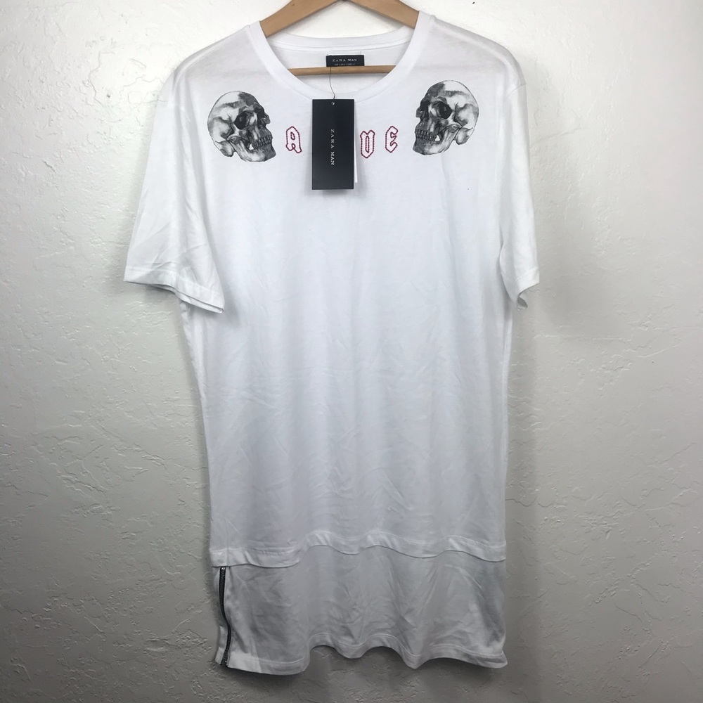 NWT Zara Man Above Men’s Scallop Fit Shirt Size L